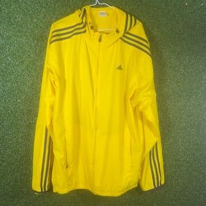 Vintage Yellow Adidas Windbreaker